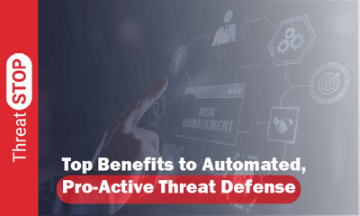 Top Benefits to Automated, Pro-Active Threat Defense