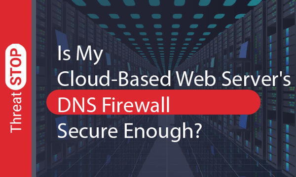 Is My Cloud-Based Web Server's DNS Firewall Secure Enough?