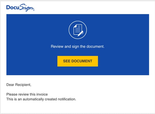 Fake DocuSign Invoice Phish Leads to GoDaddy Domain Briefly Redirected to Chinese IP