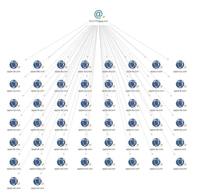 One Email: Countless Phishing Domains